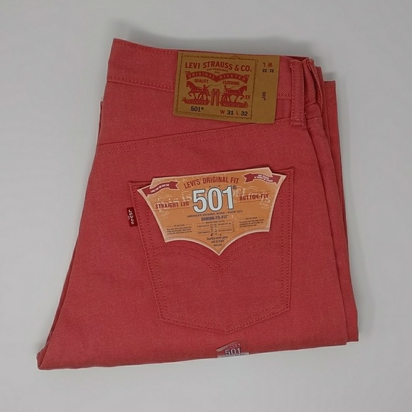Men's Levi's 501 Button-fly Shrink-To-Fit Jeans - Picture 1 of 8